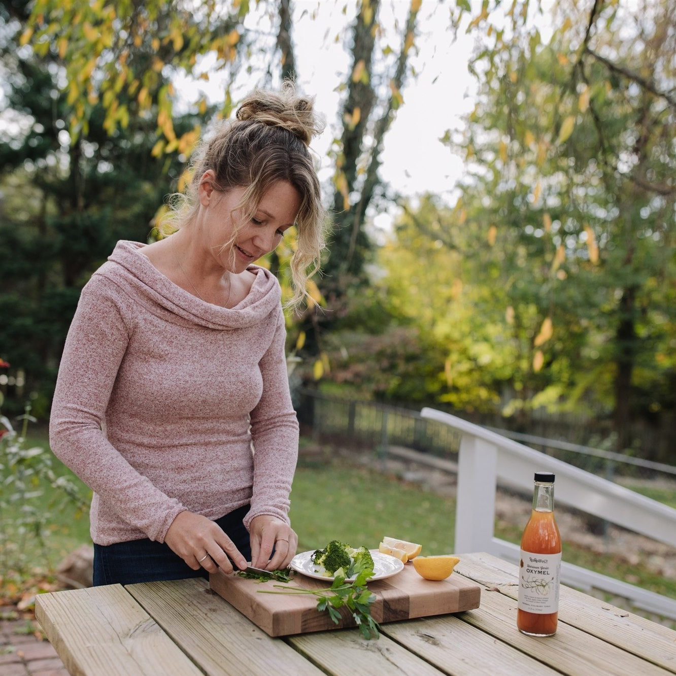 Savory Roots & Herbs Oxymel