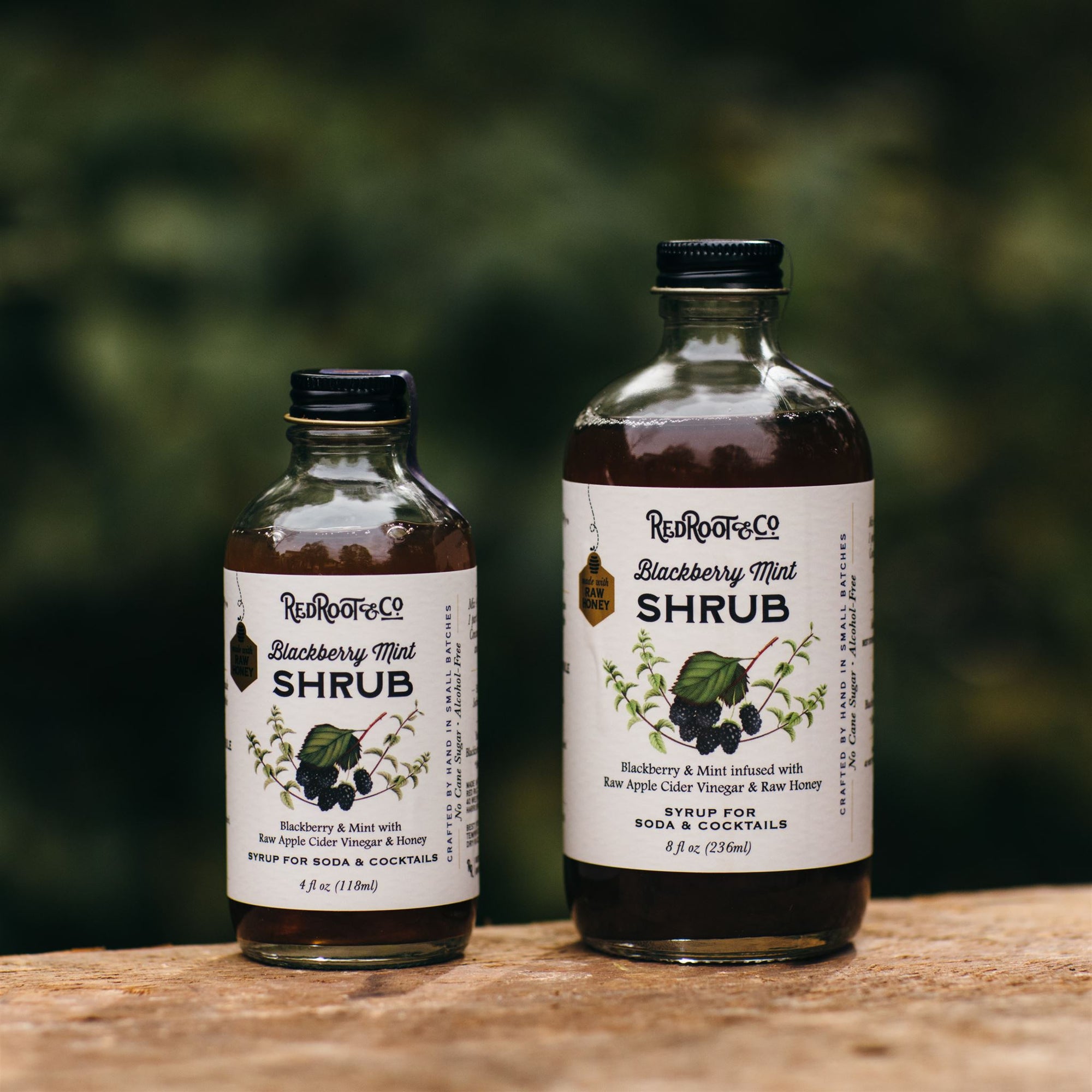 Blackberry Mint Shrub