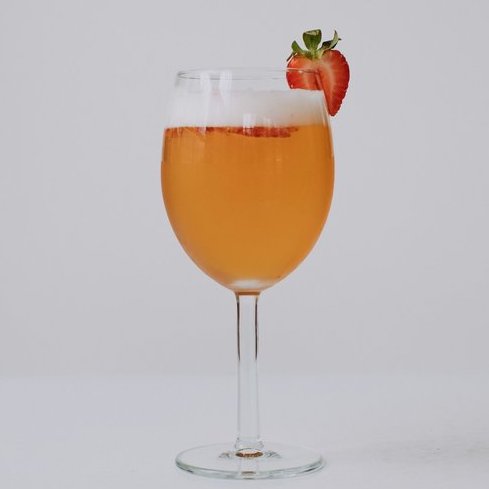 Strawberry Rhubarb Bubbly