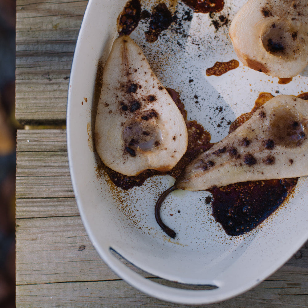 Oven Baked Pears with Allspice