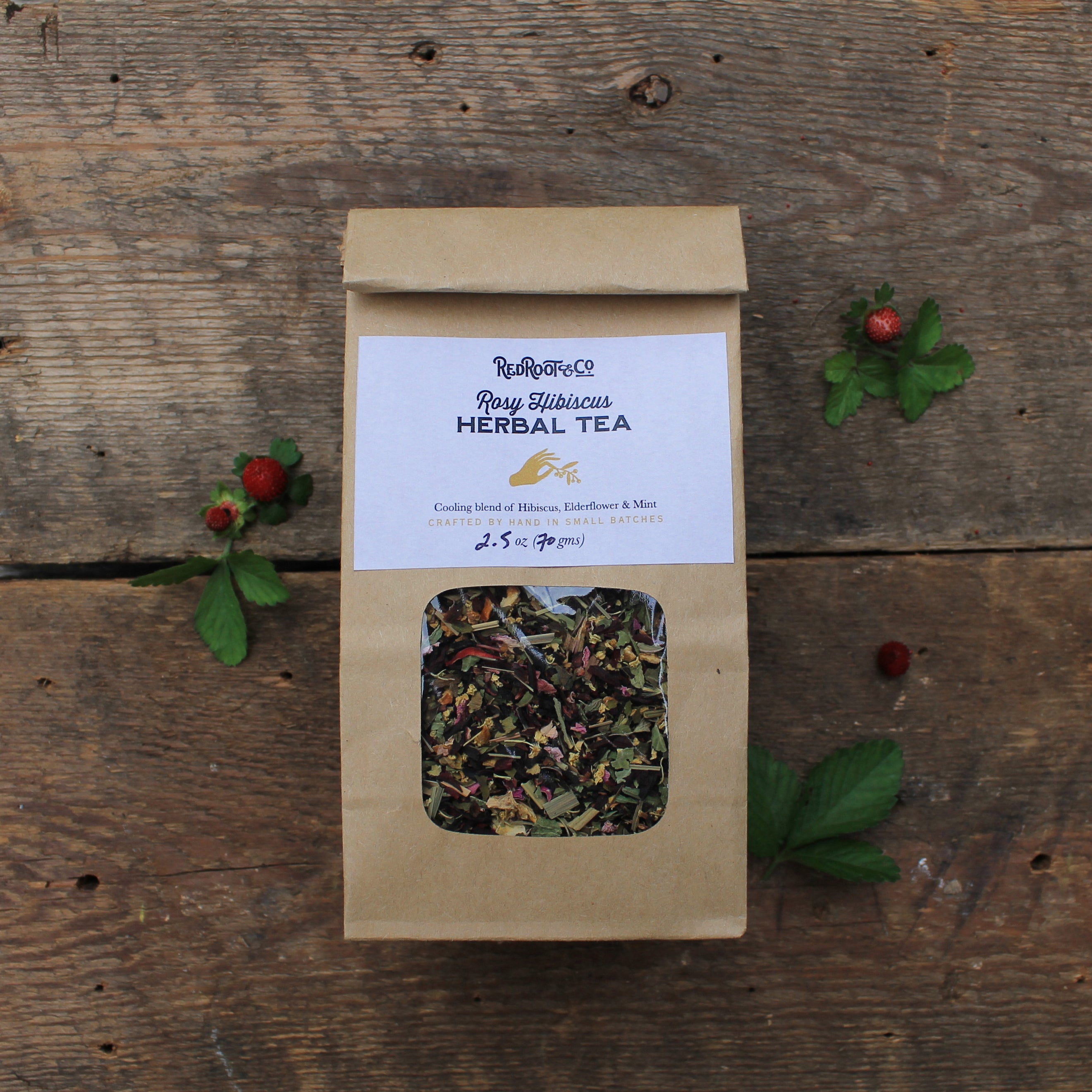 Rosy Hibiscus Tea | Red Root & Co Wellness Tonics β Red Root & Co.
