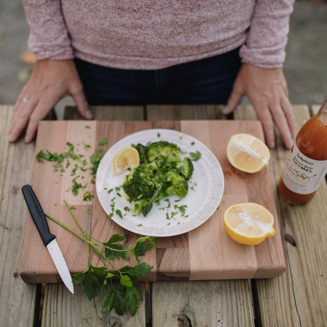 Wild Greens & Citrus Oxymel